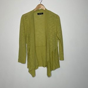 Kasper Open Cardigan‎ Green sz Small
